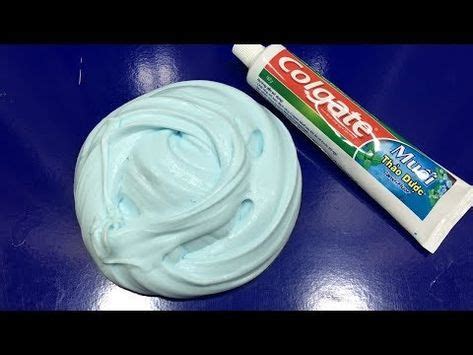 DIY Toothpaste Fluffy Slime!! No Shaving Cream, No Glue, No Borax! - YouTube | Diy slime recipe ...