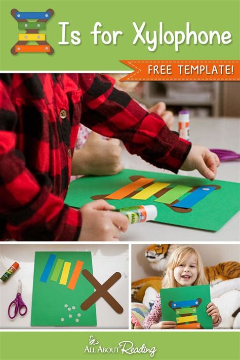 Printable Letter X Craft - X Is for Xylophone | Letter x crafts, Preschool letter crafts, Abc crafts