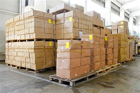 Warehouse boxes — Stock Photo © Baloncici #4458606