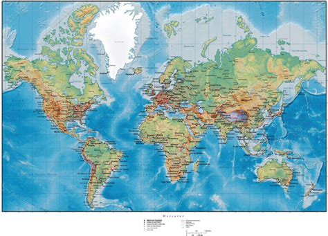 Digital World Terrain map in Adobe Illustrator vector format plus JPEG format MC-EUR-954786 ...