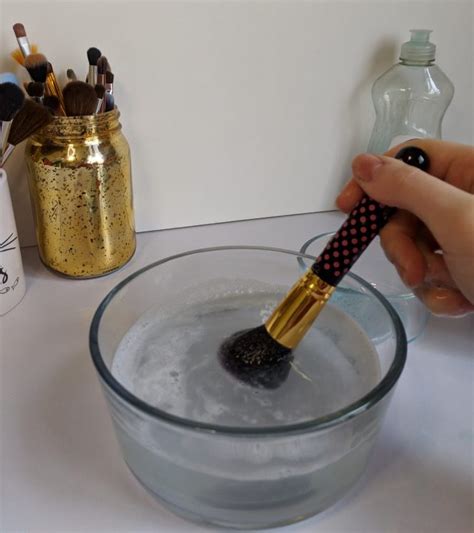 How to Wash Makeup Brushes with Dish Soap - BeautyBrainsBlush