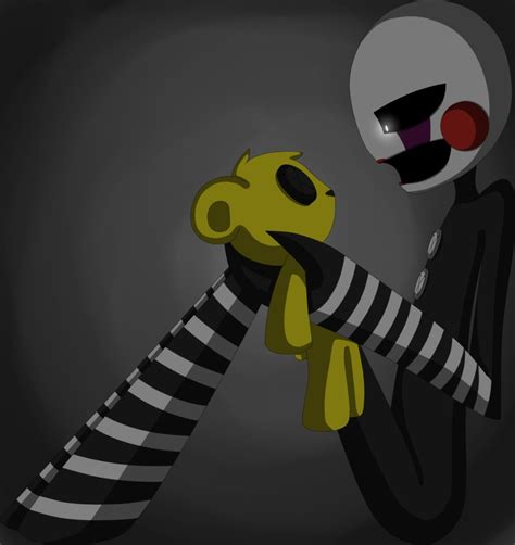 The Puppet and Golden Freddy (Sad Art) - Five Nights at Freddy's Photo ...