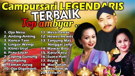 Campursari Legendaris Terbaik || Sangga Buana, Csgk, Manthous || Lagu Campursari Jawa - YouTube ...