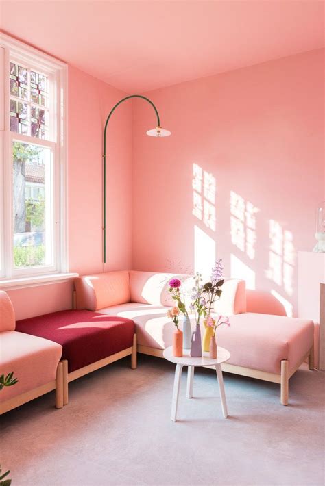 In This Netherlands Home, No Color Is Off-Limits | Pink room, Room colors, Pink walls