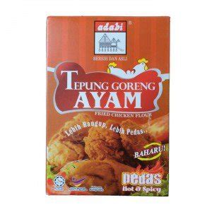 Adabi Tepung Goreng Ayam Pedas 100g | AzZainMart