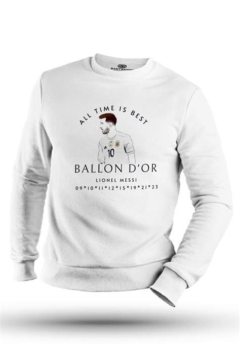 Lionel Messi Ballon d'Or Sweatshirt - Santraway