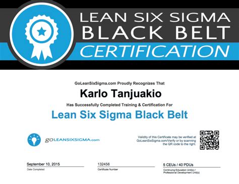 Black Belt Training & Certification - GoLeanSixSigma.com