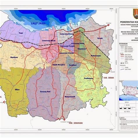 Observation map at Bawen and Bandungan Station (Semarang Regency ...