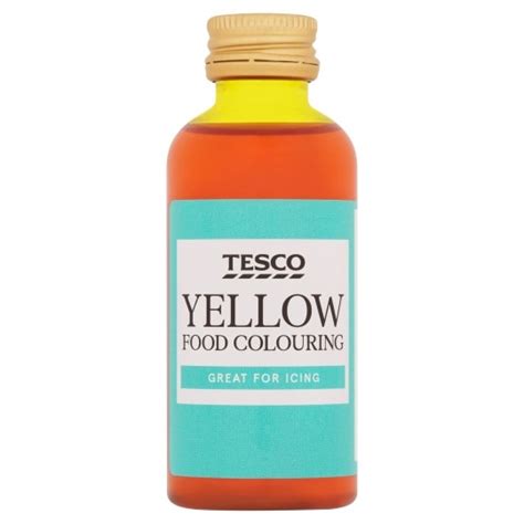 Tesco Yellow Food Colouring 60Ml - Tesco Groceries