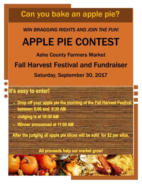 Apple Pie Contest | Ashe County Farmers Market