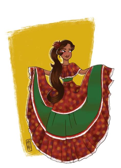 Elena in traditional Mexican dancing dress | Arte, Latinas, México