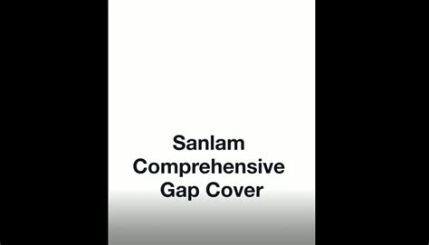 Sanlam Medical Gap Cover 2024