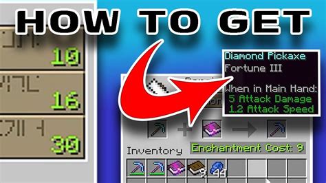 Minecraft - How To Get Fortune 3 Enchantment (Two Easy Methods) - YouTube | Minecraft, Fortune ...