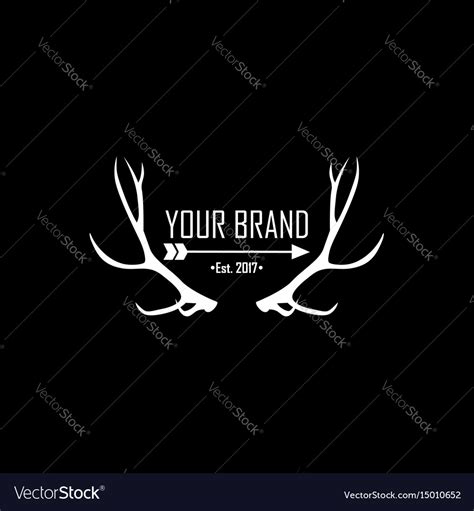 Apparel logo clothing brand template Royalty Free Vector