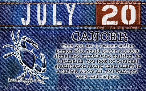 July 20 Birthday Horoscope Personality | Sun Signs