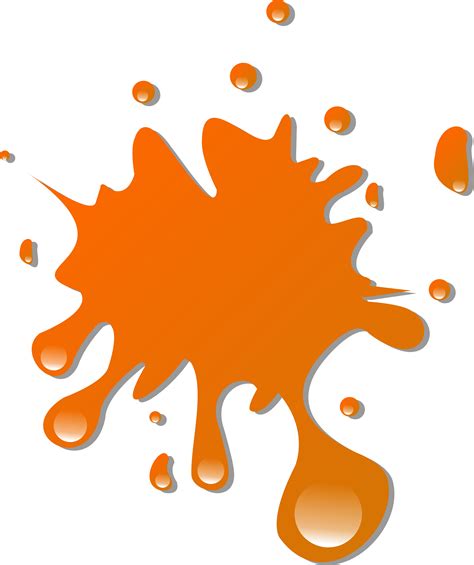 orange-paint-splatter - Magiweb