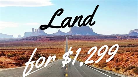 SOLD - Cheap Land for Sale, $1,299 for 5 acres - YouTube