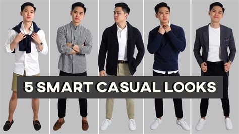 What Is Smart Casual? | 5 Basic Smart Casual Outfit Ideas - YouTube