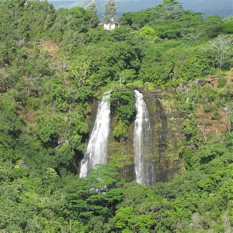 Opaekaa Falls in Kapa'a, Hawaii, KA