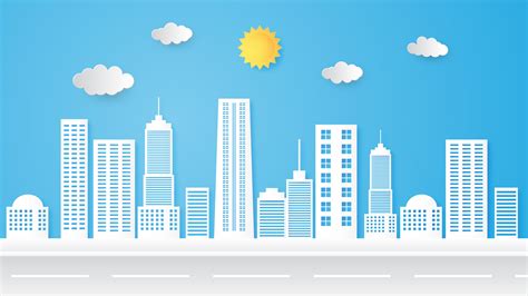 Illustration of cityscape, building and skyline, urban landscape. 518140 Vector Art at Vecteezy