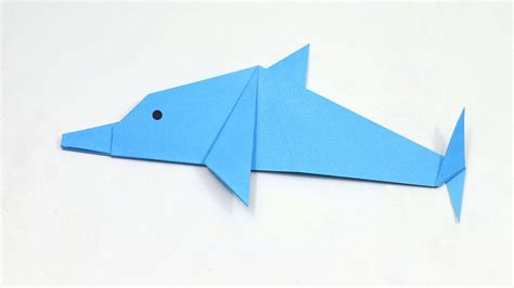 How to Make a Paper Dolphin Easy - Origami Dolphin Tutorial - YouTube