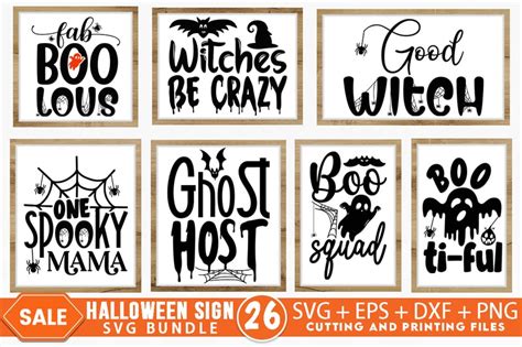 Halloween Sign SVG Bundle - Buy t-shirt designs