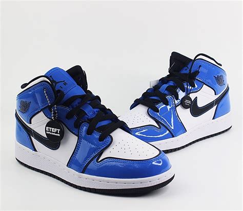 JORDAN 1 MID SIGNAL BLUE – Eteft Store