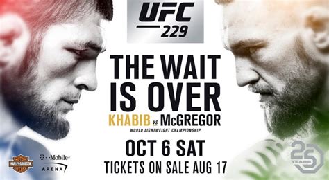 Khabib vs McGregor set for October 6 | UFC ® - News