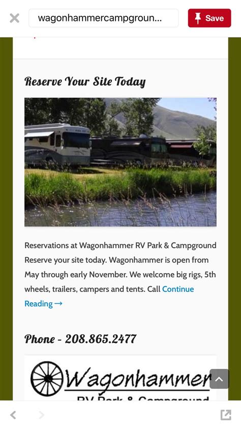 Idaho Salmon RiverRV camping | Rv parks, Rv camping, Camping