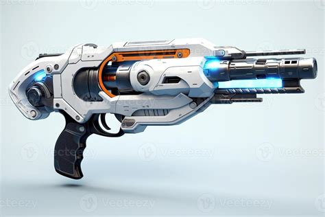 futuristic not lethal laser gun, illustration, 26317051 Stock Photo at Vecteezy