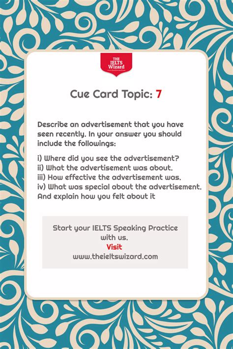 Start Your IELTS Speaking Practice with 100+ Cue Card topics to become ...