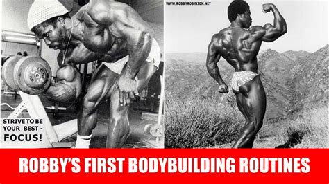 HOW ROBBY ROBINSON BUILT HIS PHYSIQUE! ROBBY'S EARLIEST TRAINING METHODS! - YouTube