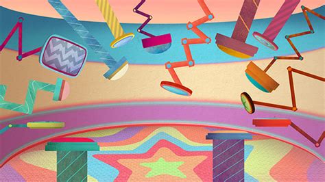 Cbeebies 'Let's Play' Props and Background illustration :: Behance