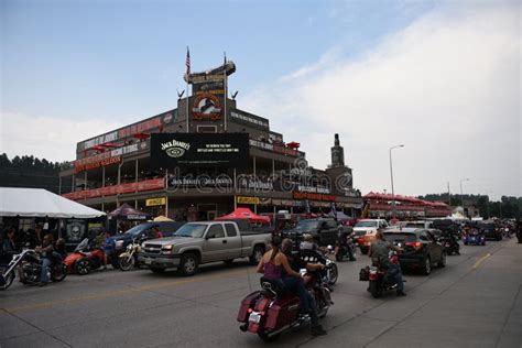 The Iron Horse Saloon and Street View during the Annual Sturgis Motorcycle Rally Editorial Image ...