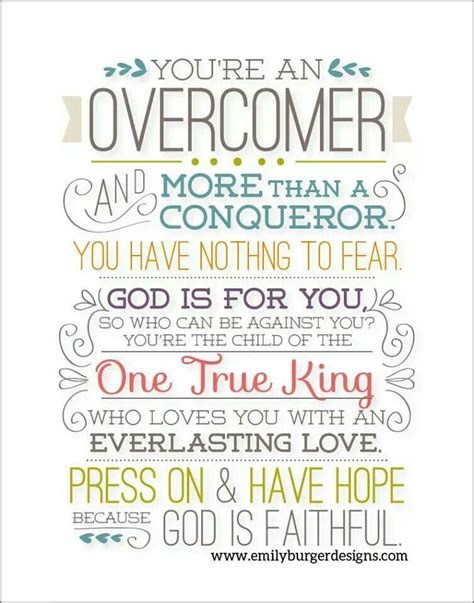 Overcomer | Inspirational quotes, Encouragement, Faith