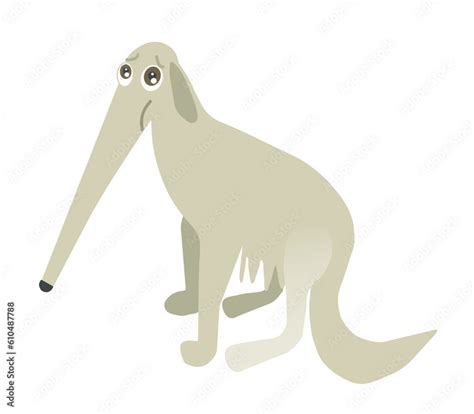 Cute beige borzoi dog meme. Vector drawing of a dog whose snout is ...