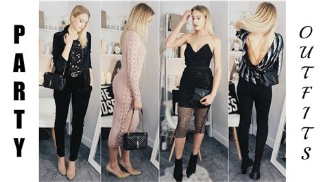 GLAM PARTY OUTFIT IDEAS | ASOS, Topshop, Glamorous, Public Desire Party Wear - YouTube