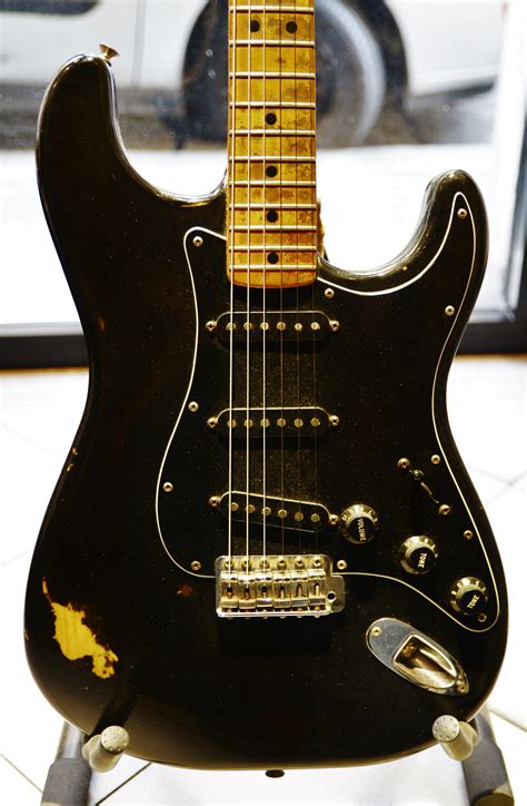 Fender Stratocaster 1979 Black Guitar For Sale Rome Vintage Guitars