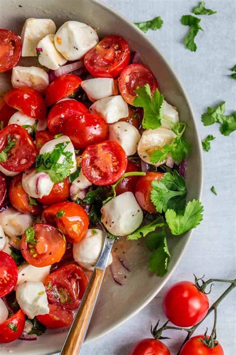 Tomato Mozzarella Salad Recipe - Valentina's Corner