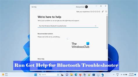 How to run Get Help for Bluetooth Troubleshooter in Windows 11 - TrendRadars