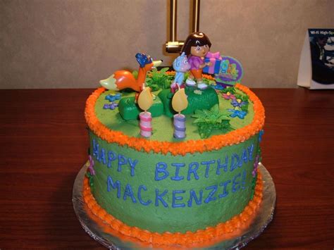 Dora Birthday Cake - CakeCentral.com