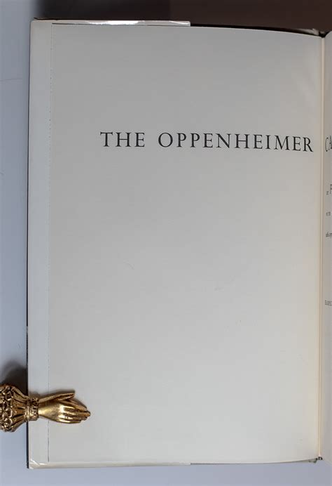 The Oppenheimer Case: Security on Trial. - Raptis Rare Books | Fine Rare and Antiquarian First ...