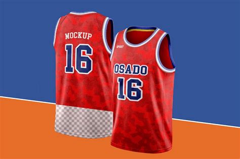 Premium PSD | Basketball Jersey Mockup