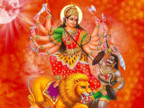 Navratri Durga Maa Wallpaper Download Nav Durga Wallpaper HD-