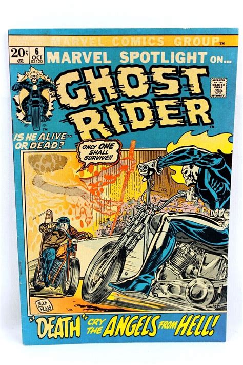 Marvel Spotlight #6 Ghost Rider 2nd Appearance 1972 Marvel Comics G+/VG ...