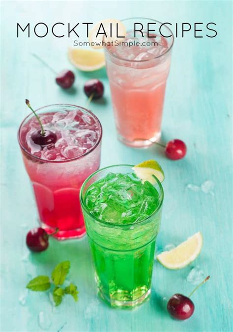 5 Mocktail Recipes to Make At Home | Somewhat Simple