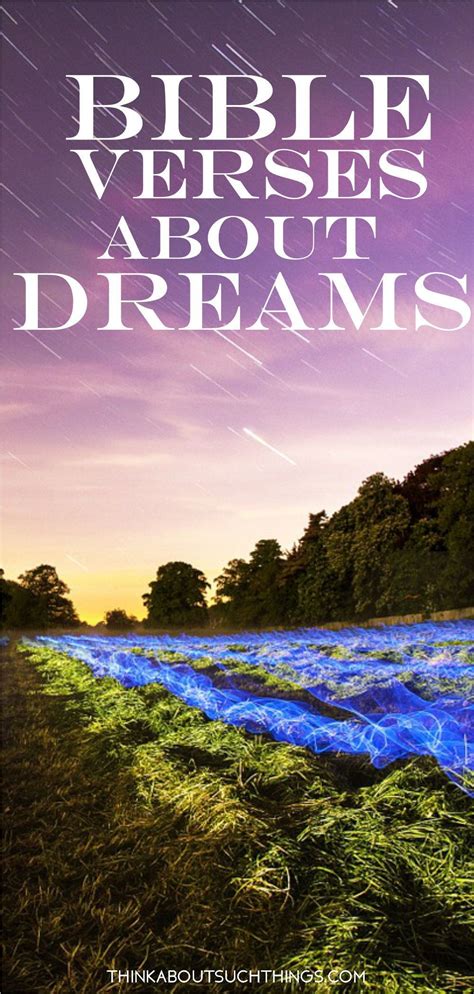 The Ultimate List of Bible Verses About Dreams | Bible verses, Bible verses about faith, Bible