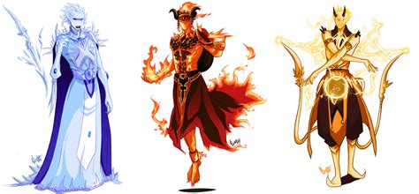 Elemental Mages by VenaMalfoy on DeviantArt