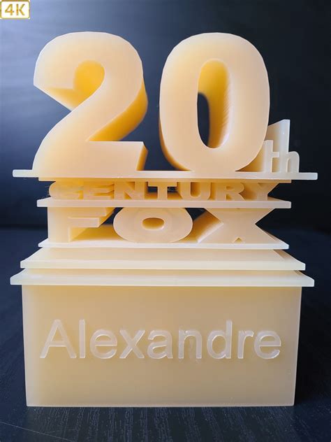 20th Century Fox Logo Twentieth Century Fox 3D Printed | Etsy