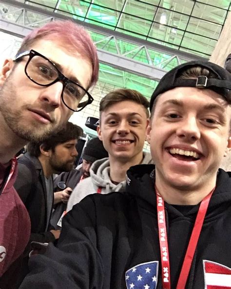 alex, bandi and sketch at pax east | Pals, Alex plays, Pretty men